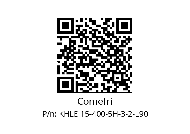   Comefri KHLE 15-400-5H-3-2-L90