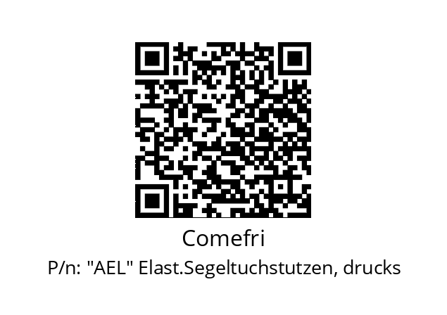   Comefri "AEL" Elast.Segeltuchstutzen, drucks