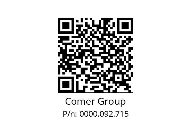   Comer Group 0000.092.715