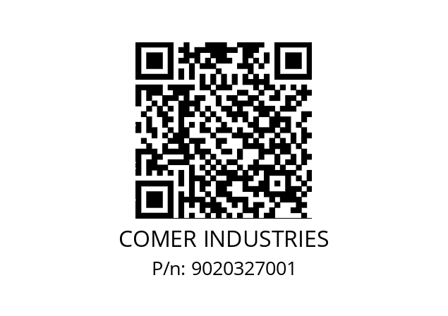   COMER INDUSTRIES 9020327001