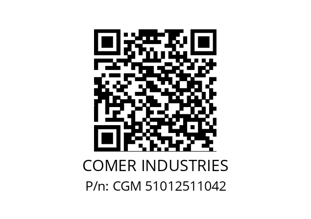   COMER INDUSTRIES CGM 51012511042