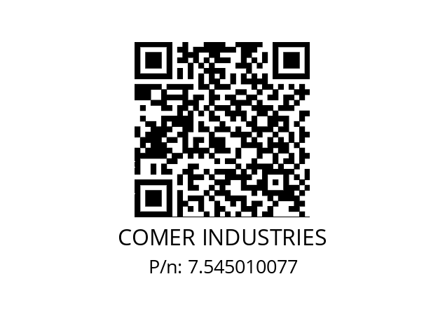   COMER INDUSTRIES 7.545010077