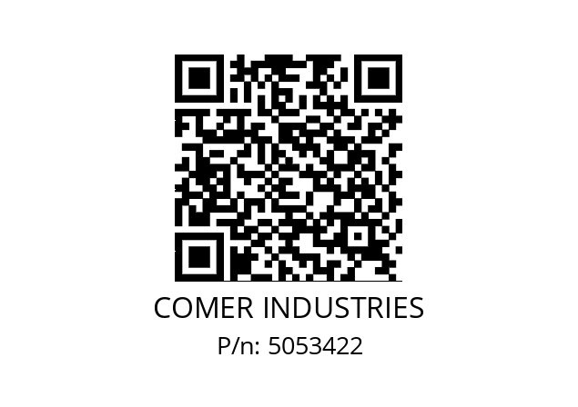  RD10 COMER INDUSTRIES 5053422