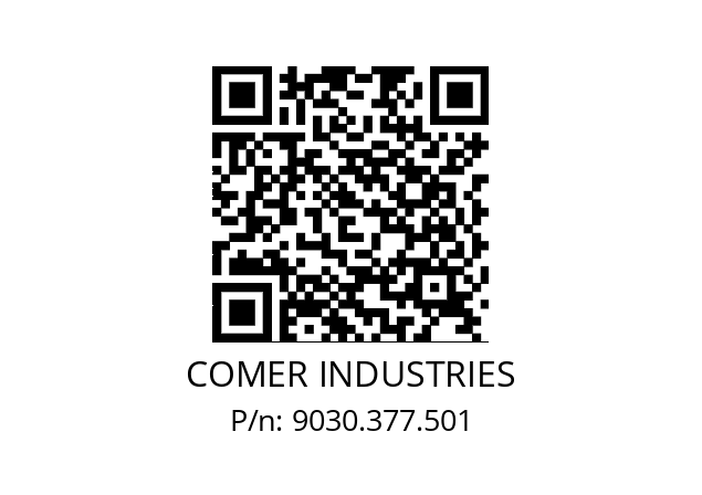   COMER INDUSTRIES 9030.377.501