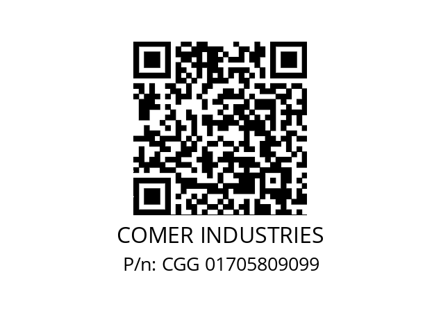   COMER INDUSTRIES CGG 01705809099