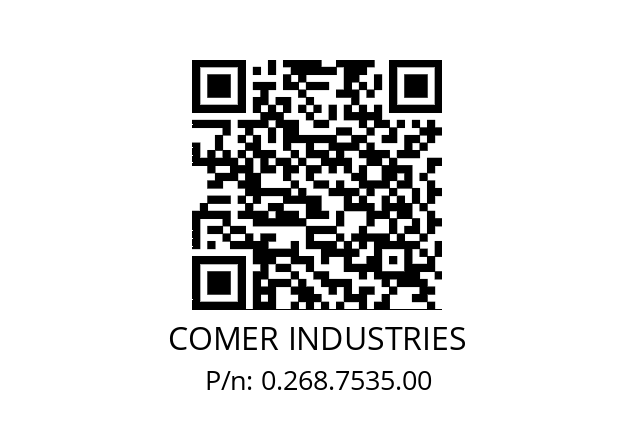   COMER INDUSTRIES 0.268.7535.00