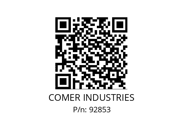   COMER INDUSTRIES 92853