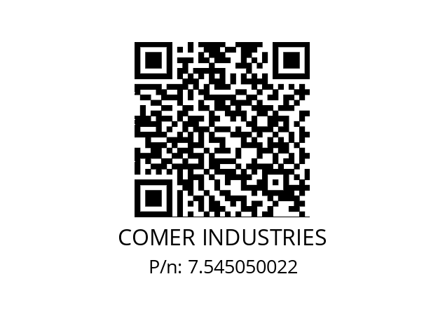   COMER INDUSTRIES 7.545050022