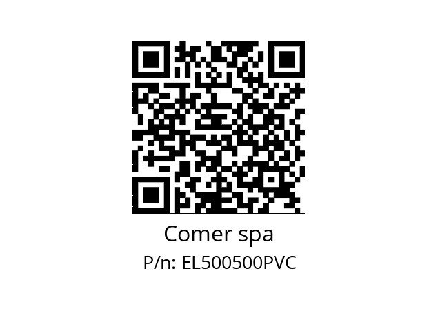   Comer spa EL500500PVC