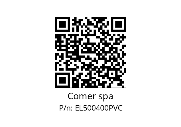   Comer spa EL500400PVC