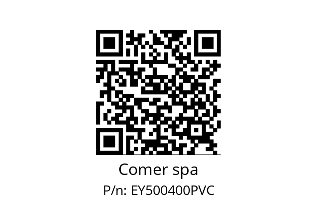   Comer spa EY500400PVC