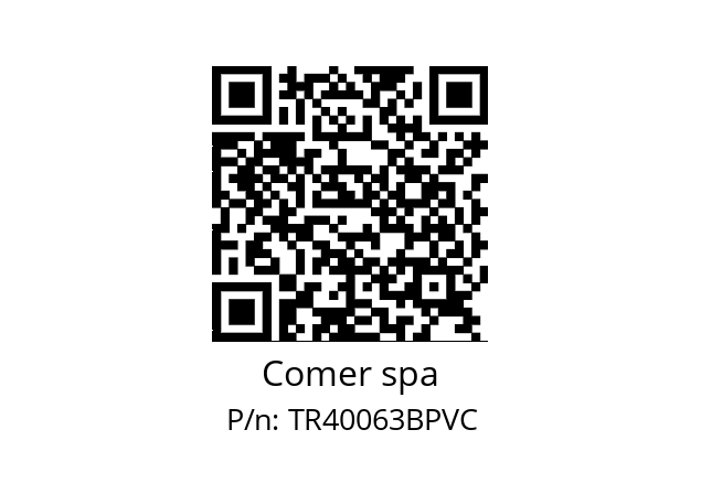   Comer spa TR40063BPVC