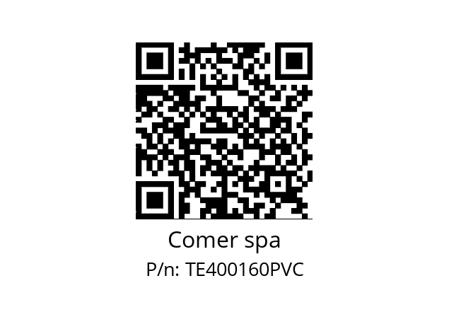   Comer spa TE400160PVC