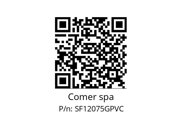   Comer spa SF12075GPVC