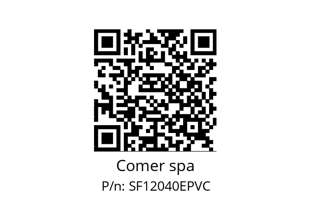   Comer spa SF12040EPVC