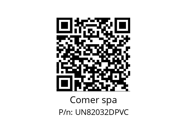   Comer spa UN82032DPVC