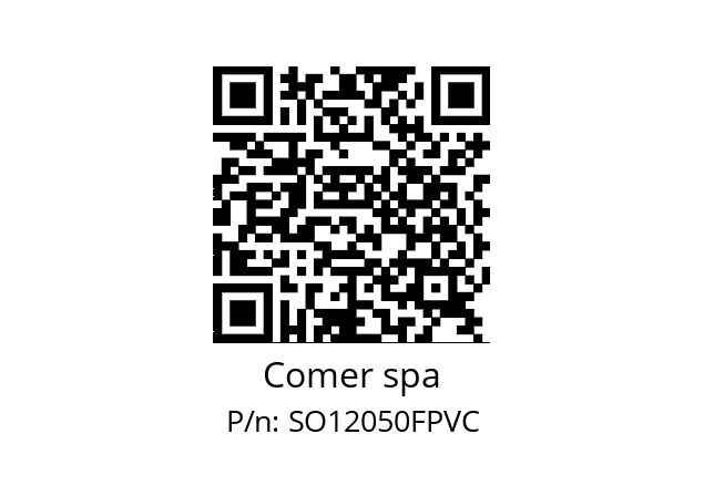   Comer spa SO12050FPVC