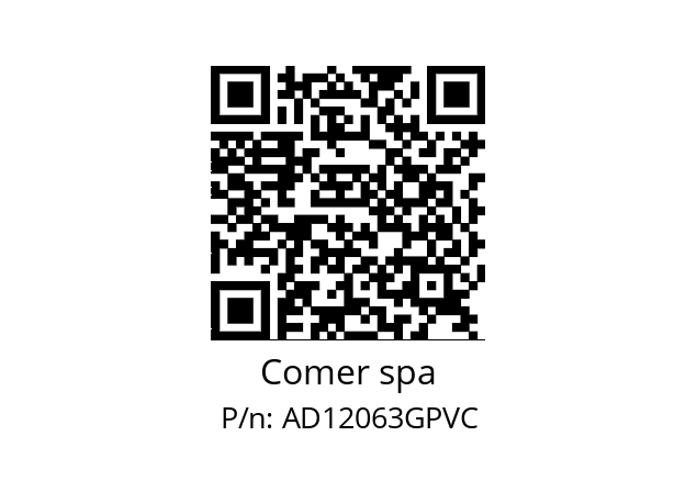   Comer spa AD12063GPVC