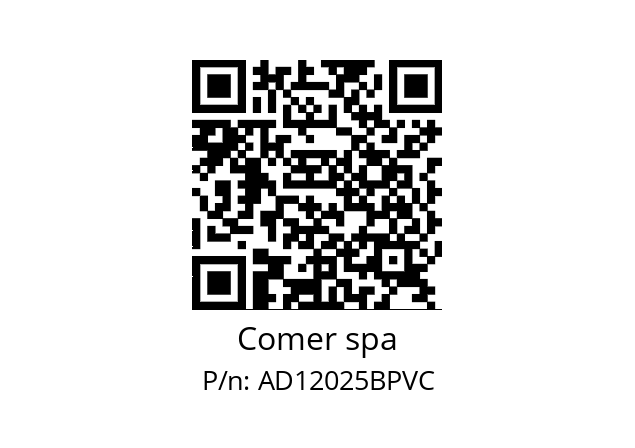   Comer spa AD12025BPVC