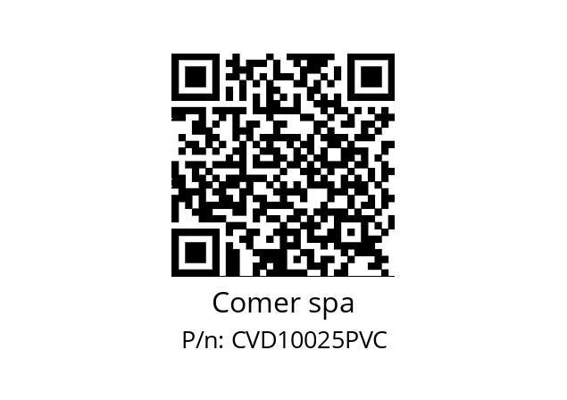   Comer spa CVD10025PVC