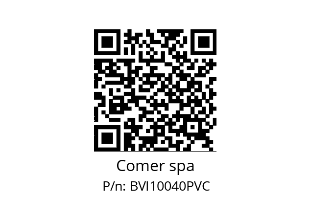   Comer spa BVI10040PVC