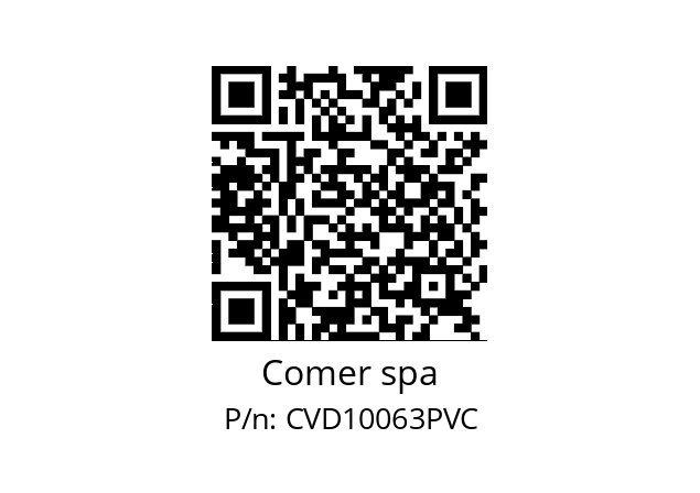   Comer spa CVD10063PVC