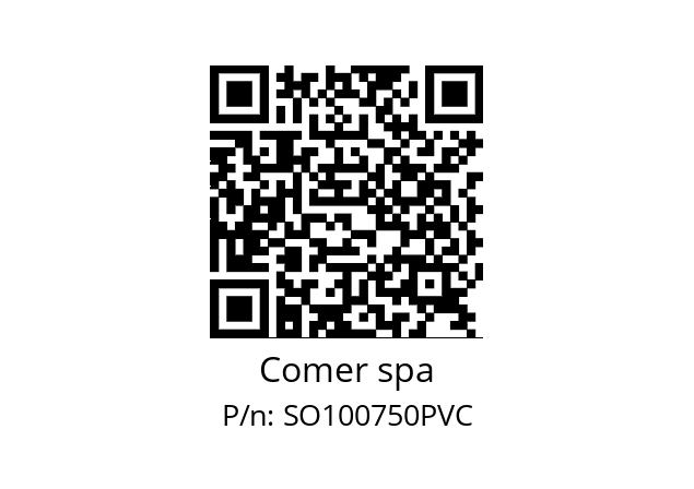   Comer spa SO100750PVC