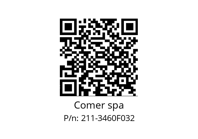   Comer spa 211-3460F032