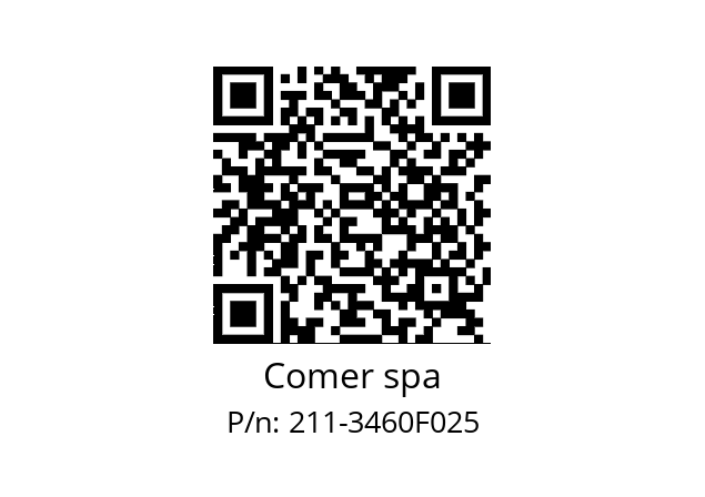   Comer spa 211-3460F025