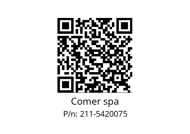   Comer spa 211-5420075