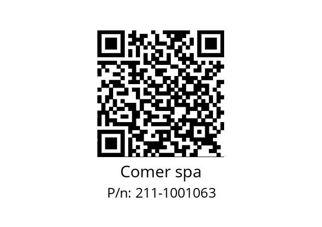   Comer spa 211-1001063