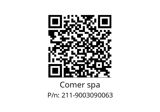   Comer spa 211-9003090063