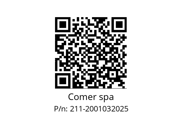   Comer spa 211-2001032025