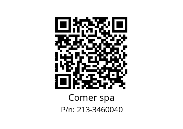   Comer spa 213-3460040