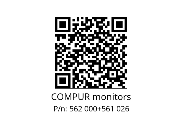   COMPUR monitors 562 000+561 026