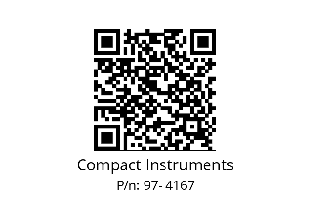   Compact Instruments 97- 4167