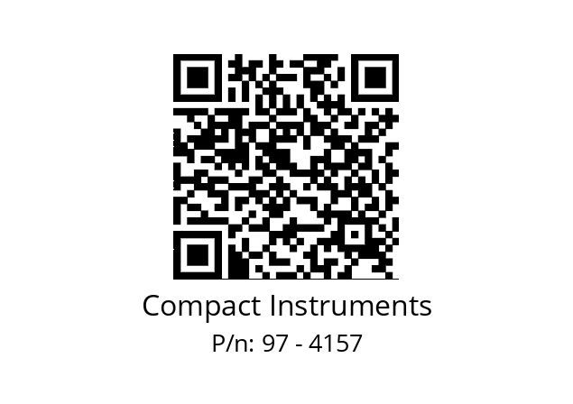   Compact Instruments 97 - 4157