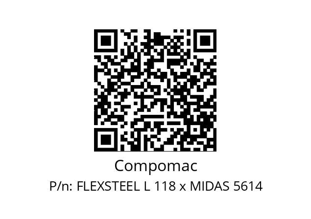   Compomac FLEXSTEEL L 118 x MIDAS 5614