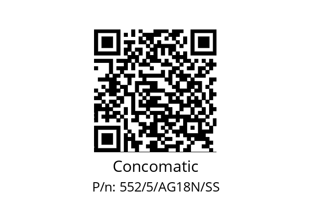   Concomatic 552/5/AG18N/SS