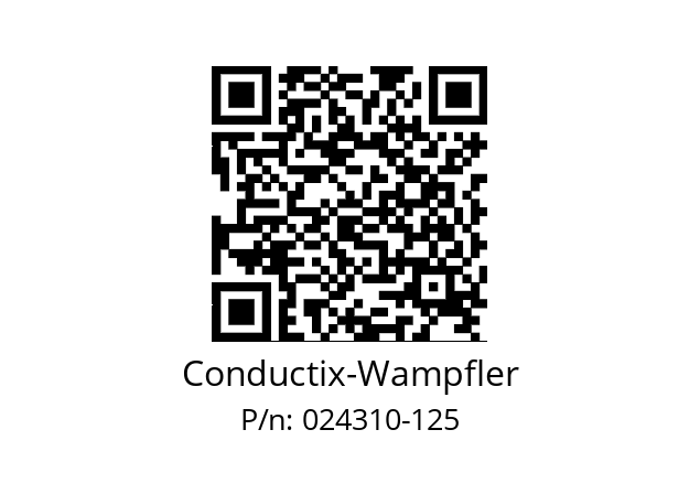  9345 Conductix-Wampfler 024310-125