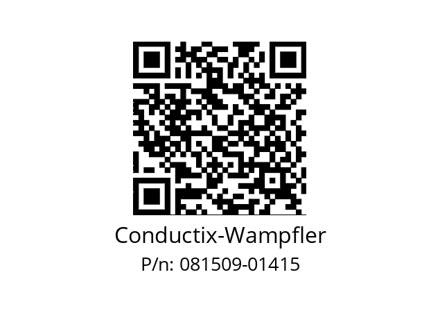   Conductix-Wampfler 081509-01415