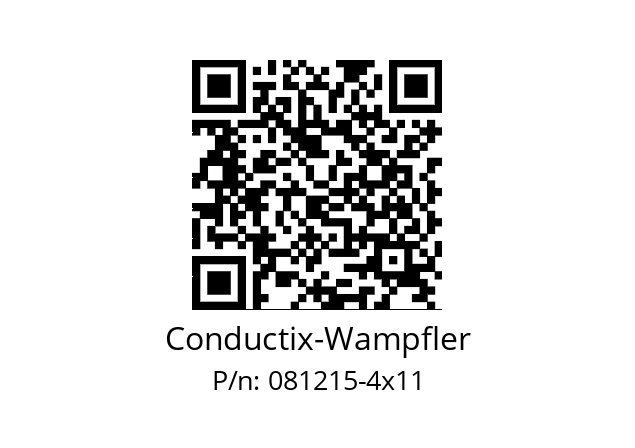   Conductix-Wampfler 081215-4x11