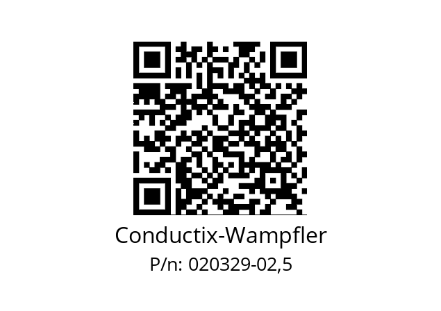   Conductix-Wampfler 020329-02,5