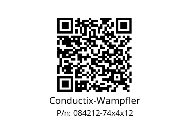   Conductix-Wampfler 084212-74х4х12