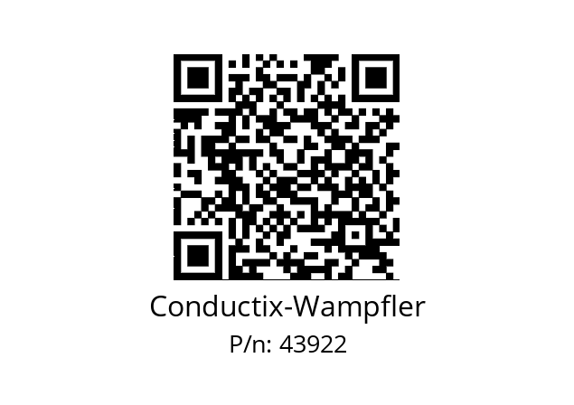   Conductix-Wampfler 43922