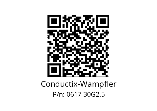   Conductix-Wampfler 0617-30G2.5