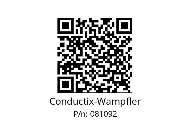   Conductix-Wampfler 081092