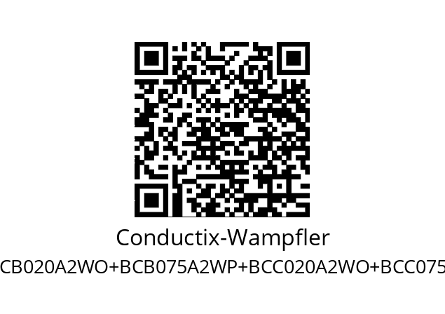   Conductix-Wampfler BCB020A2WO+BCB075A2WP+BCC020A2WO+BCC075A2WP