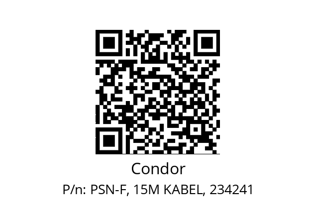   Condor PSN-F, 15M KABEL, 234241