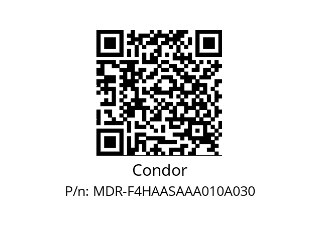   Condor MDR-F4HAASAAA010A030